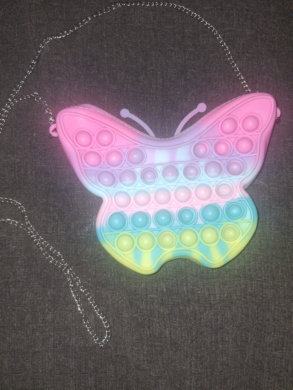 Kids Butterfly Pop-It Crossbody Bag - Multicolor
